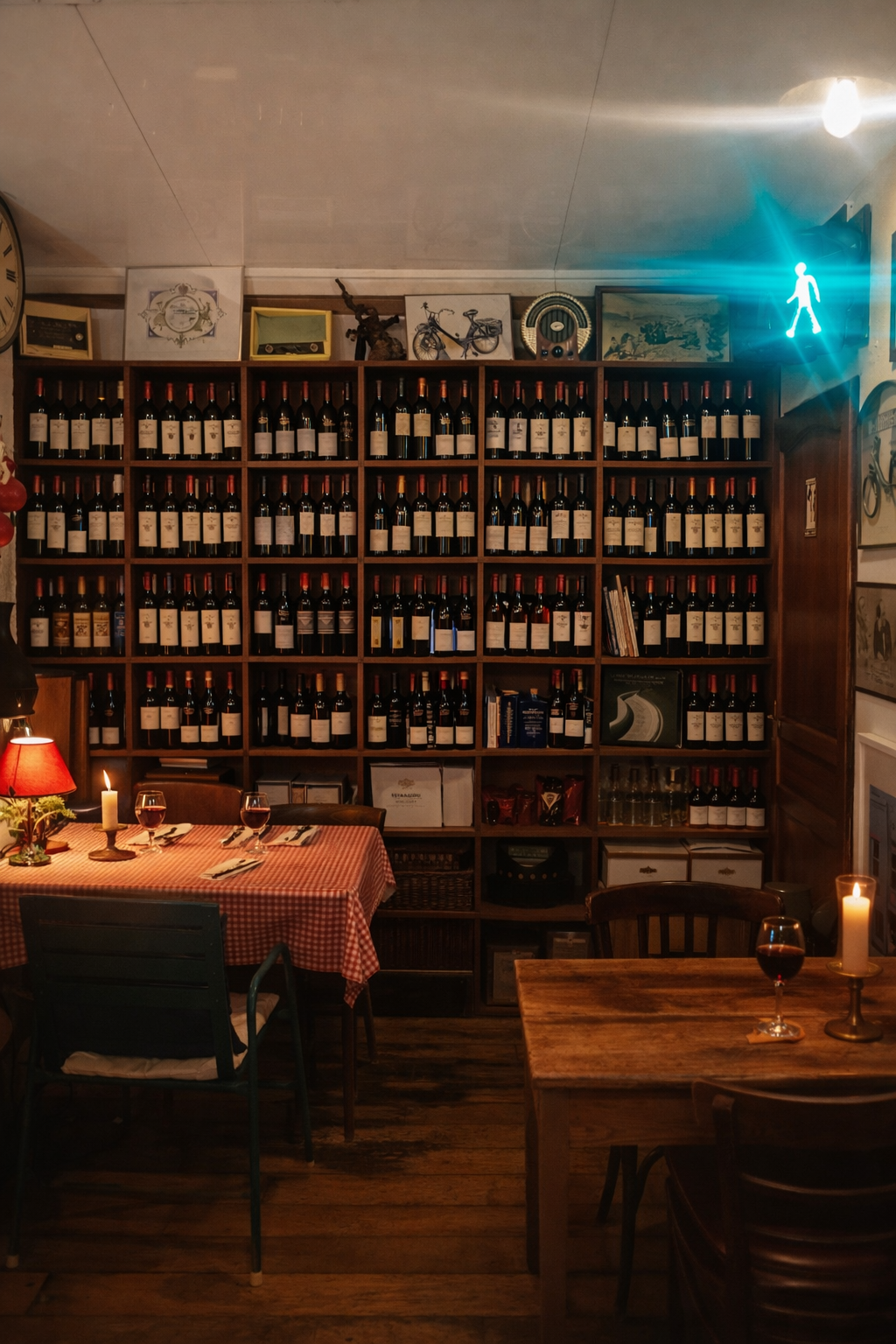 La cave à vins de La Cave de la Tour